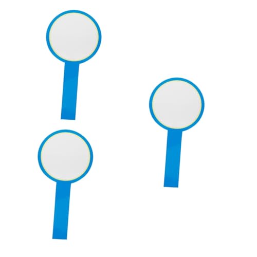 BESPORTBLE 3pcs Handheld Scoring Board Dry Erase Paddle Practical Erasable Whiteboard Blank Scoreboard for Sports