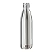 Oggi 8086.0 Stainless Steel Calypso Double Wall Sports Bottle with Screw Top (0.75 Liter, 25oz)-Satin Lustre Finish