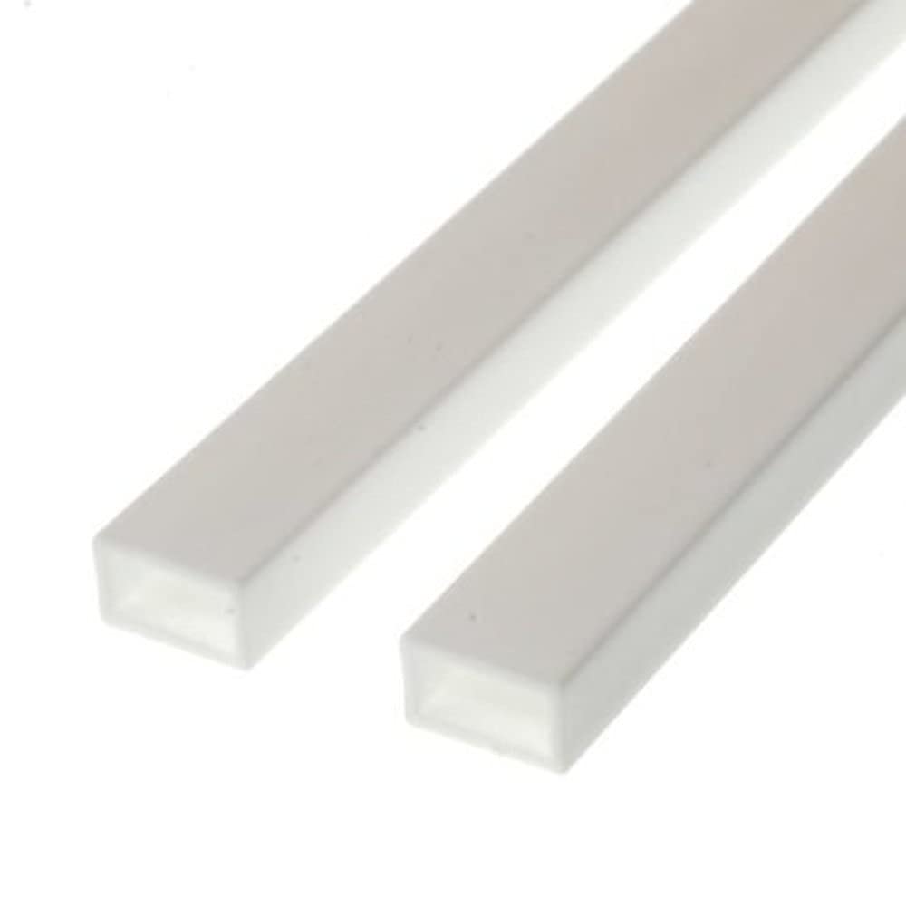 Evergreen 500258 - Rectangular Tube, 350x4.8x7.9 mm, 2 Pieces - New