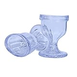 AYUSHYA HEALTH Transparent Eye Wash Cups with Storage Container- Eye Cups for Eye wash Shaped Rim for Eye Rinse, Cleansing, Remove Dust, Makeup & Irritants- Eye wash kit Set of 2 Eye Cup