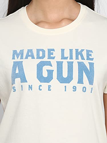 Image of Royal Enfield MLG Crew T-Shirt Off White L