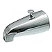 DANCO Replacement Tub Spout with Diverter, Chrome, 5-Inch, Fitting 1/2-Inch or 3/4-Inch IPS, 1-Set (80765)