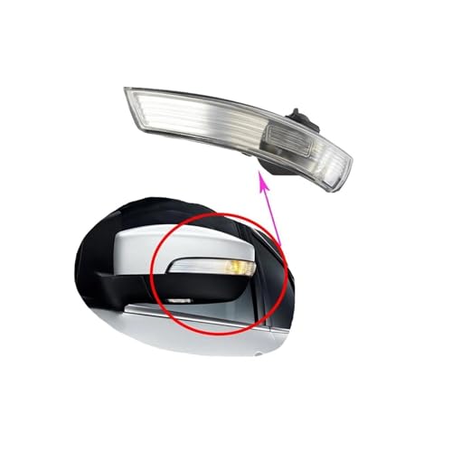 Lámpara LED espejo retrovisor Ford Focus 2 3 luz curva intermitente 2