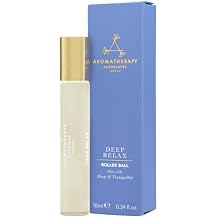 Aromatherapy Associates Deep Relax Roller Ball. Premium Blend of Vetivert, Chamomile and Sandalwood Essential Oils to Relax and Calm on The Go 0.34 fl oz