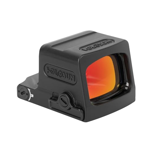 Image of Holosun EPS Full Size Series 2MOA /6MOA or 2MOA with 32MOA Circle dot Options, Closed Emitter Sight, Modified RMSc, RMR Adapter Plate- Red /Green /Gold Options