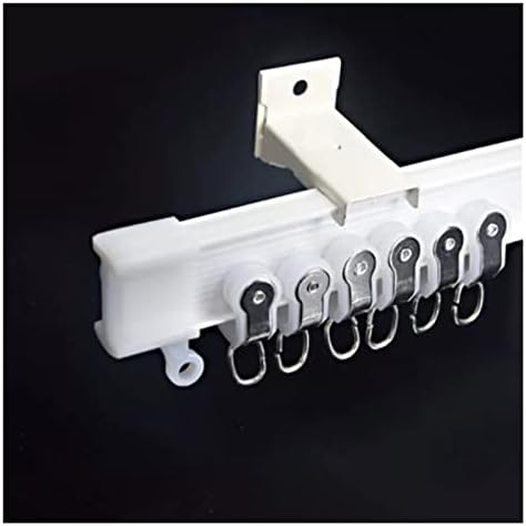 Flexible Curved Ceiling Curtain Track 8.2FT - White Rail for Room Dividers, Shower Curtains, L-Shaped & U-Shaped Bay - Easy to Install, Perfect for Home Décor and Privacy Solutions