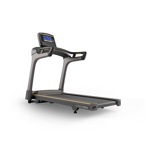 Image of Matrix Fitness T30 Treadmill with XR | 8.5 inch LCD | Club-Quality Treadmill for Running, 5K & Marathon | | Heavy-Duty Frame, Extra-Thick 20 inchx55 inch Deck, Industrial Cushioning