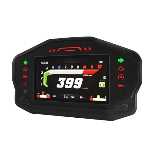 Compteur kilométrique moto 2/4 cylindres odomètre et niveau carburant 12V