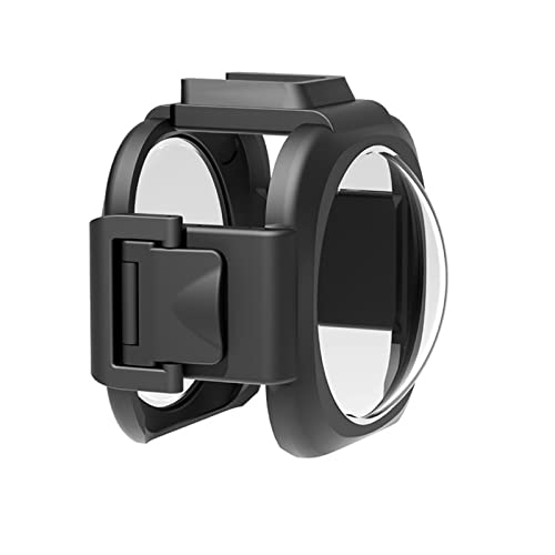 コールドシュー付きレンズケース、スクリーンフルプロテクターカメラレンズポーチシェルアンチスクラッチシェル Insta360用 ONE RS 1インチ用