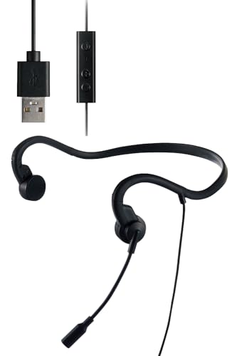 Amazon.co.jp: エレコム 骨伝導イヤホン マイク付き 骨伝導ヘッド