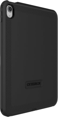 Image of OtterBox iPad (A16) & iPad 10th Gen (Only) Defender Series Case - Black - Multi-Layer Protection - Four Position Stand - Built-in Screen Protector - Port Covers - Apple Pencil Storage