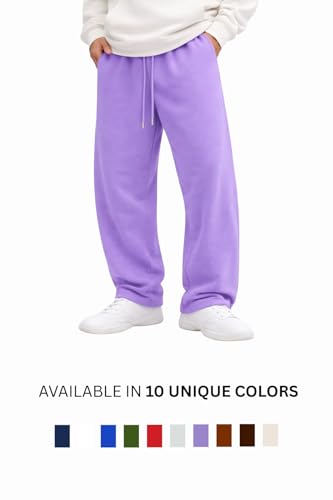 Image of Rockwell Men's Baggy Sweatpants | Cotton Terry Relaxed Fit Joggers for Men | Oversized Streetwear Track Pants | Casual Gym & Everyday Wear| 007