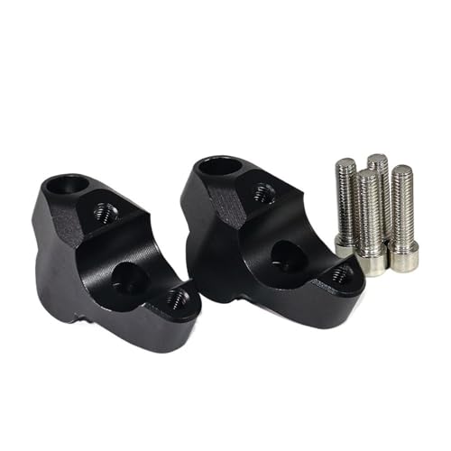 Riser de guidon moto noir adaptateur d'extension de pince pour Duke R 690