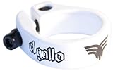 sillin el gallo naranja Cierre de tornillo El Gallo Components 14SC-81-W - Cierre de sillín para Bicicleta, Color Blanco