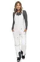 Arctix Damen Umweltfreundliche Traverse Latzhose, weiß, Medium (8-10) Regular