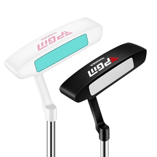 Putter de golf izquierdo de la derecha con el eje del acero, cabeza de la aleación de zinc para el control estable, putters de la barra del empuje del estilo de la cuchilla para los hombres, club de p