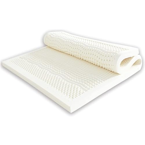 BIRJXVTO 100% Natural Latex Mattress Topper 4in 90x200cm