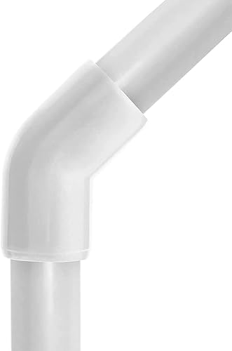 Miniatura 4 de Acoplamiento de codo de PVC de 45 grados de 2 vías de 34 pulgadas, accesorios de esquina de PVC de grado para muebles de construcción DIY SCH40 4