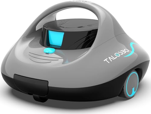 TALOSBO Pleco Se Poolroboter 130 Mins Reinigung, Poolsauger Akku mit 2.5h Aufladen, Automatische Poolreiniger Ideal für Oberirdische Pool bis zu 80 m² TALOSBO Pleco Se Poolroboter 130 Mins Reinigung, Poolsauger Akku mit 2.5h Aufladen, Automatische Poolreiniger Ideal für Oberirdische Pool bis zu 80 m²