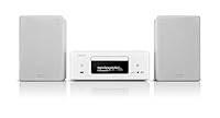 Denon CEOL N12DAB all-in-one system with CD player, DAB/FM radio, HDMI ARC and HEOS® Built-in - White