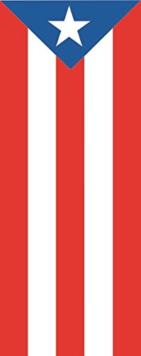 Drapeau Puerto Rico grand format 120x300 cm U24 pour mât extérieur de mairie