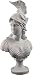 Produktbild WQQLQX Statue Griechische Göttin der Kriegsstatue Athena Skulptur Weisheit und Gerechtigkeit Büste Figuren Home Decorations Desktop Dekoration Kunst Geschenke Skulpturen