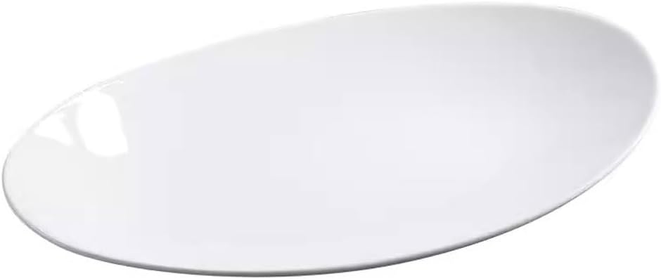 サラダボウル 商業用 ホテル 軽量 高級 家庭用 セラミック 蒸し魚皿 ホワイト 野菜皿 フルーツ皿 サラダサービングボウル (ワン