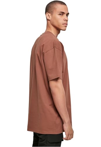 Build Your Brand BY102-Heavy Oversize tee Camiseta Hombre, Bark, XL
