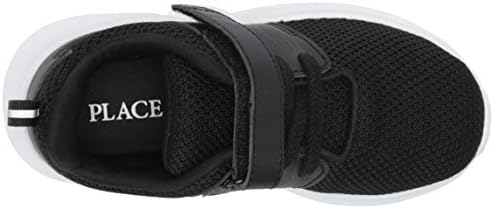 The Children's Place,baby-boys,Jogging Sneakers,Uniform Running Sneakers,Black,13 Little Kid | Image 4