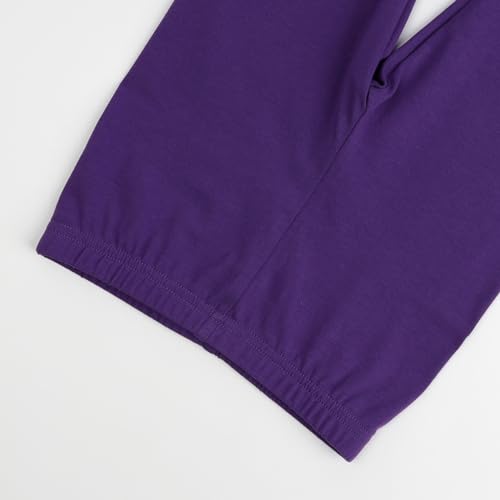 Image of HOOLCHEAN Baby Toddler and Little Girls Cotton Ruffle Leggings