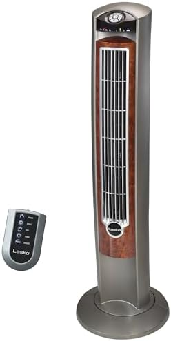 Lasko Wind Curve Oscillating Tower Fan, Fresh Air Ionizer, Timer,...