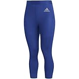 Primegreen adidas Techfit Collant d\'entraînement 3/4 pour homme, Bleu roi, S