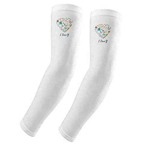 Manchons de protection UV plantes soleil orange anti-chaleur bras