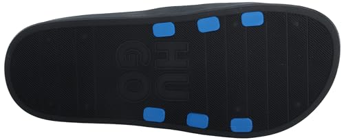 Image of HUGO Men's Stacked Logo Slide Sandal