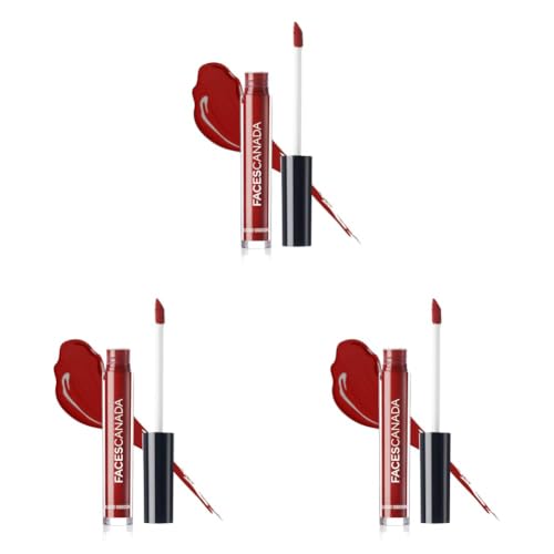 Image of FACES CANADA Liquid Sindoor - Maroon, 2.5 ml | Highly Pigmented Rich Color | Quick Drying & Long Lasting | Velvet Matte Finish | Water-Proof | Smudge-Proof | Crease-Proof | Sponge Tip Applicator