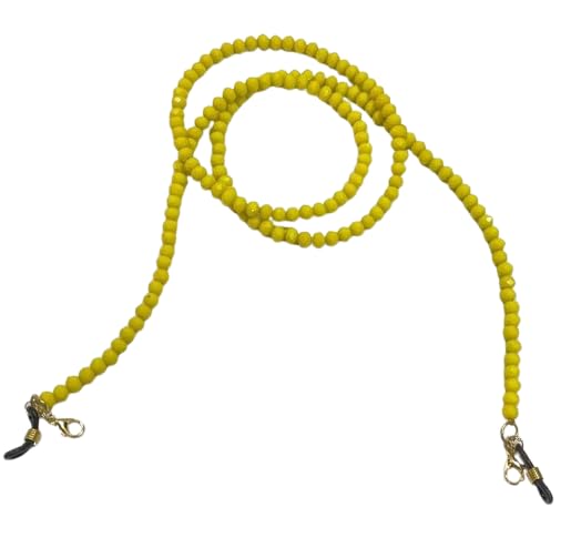 1 PC, Beaded Holder/Eye Glasses String Holder Around Necklace, Spectacle Chain Lanyard for Eyewear & Mask, 74 CM Size, Glass Bead 6 mm-image-23
