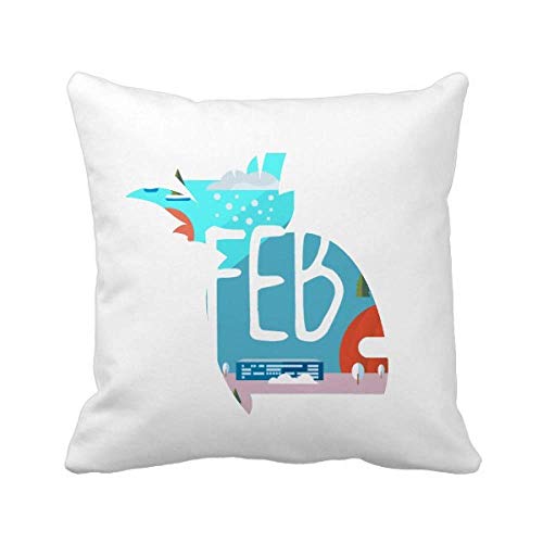 Housse de coussin ananas de février lavable pour protéger vos oreillers