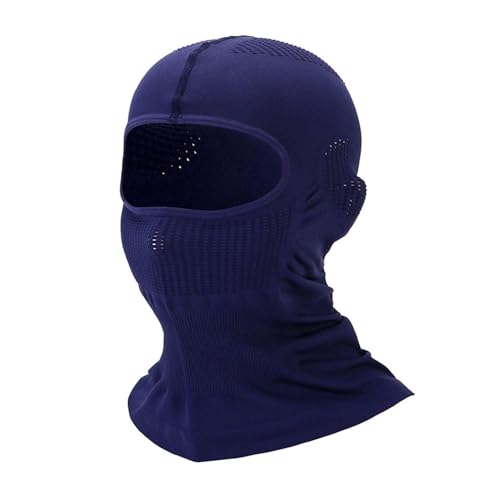 Cagoule Bleu Marine 1 Pièce, Capuche Respirante Et À Séchage Rapide, Pare-Soleil, Équipement De Sport, Accessoires De Plein Air, Adapté Au Cyclisme, Au Ski, À L'Alpinisme, Etc.