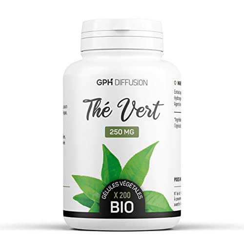 Thé Vert Bio - 250 mg - 200 gélules végétales