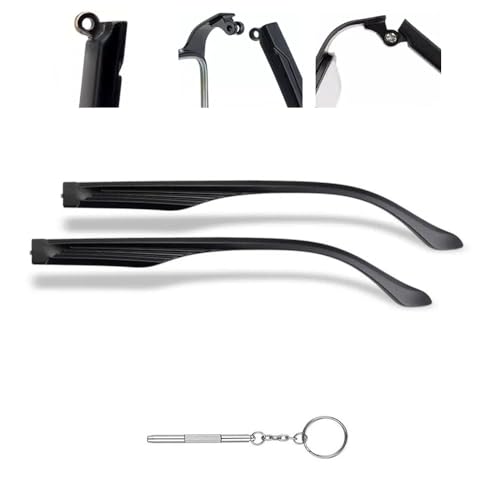 Varillas de repuesto de 8 mm para renovar tus gafas de TR90 con destornillador y tornillos