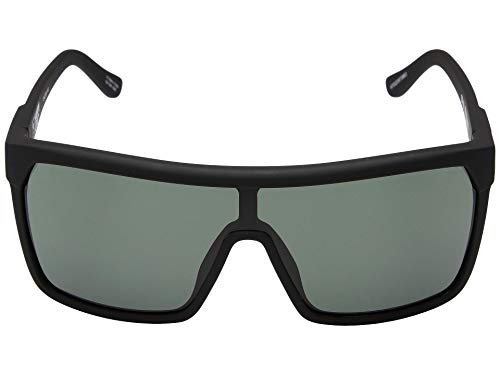 Spy Optic Flynn Sunglasses Soft Matte Black w/Happy Grey Green Lens2