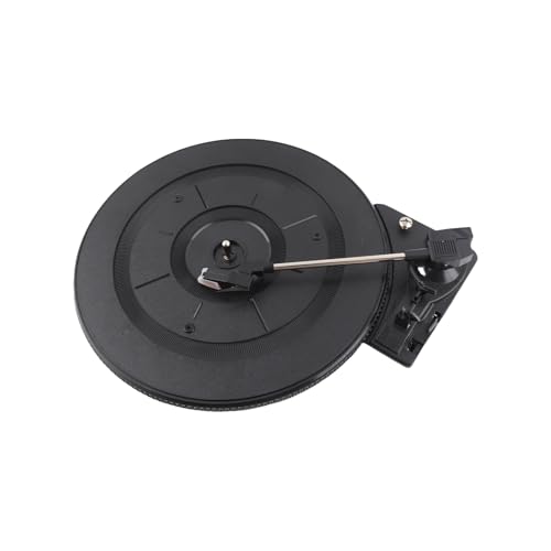 SEAFRONT Tocadiscos Vintage, Piezas de Fonógrafo Portátil de 28 Cm, Reproductor de Música de 3 Velocidades para Entusiastas del Vinilo