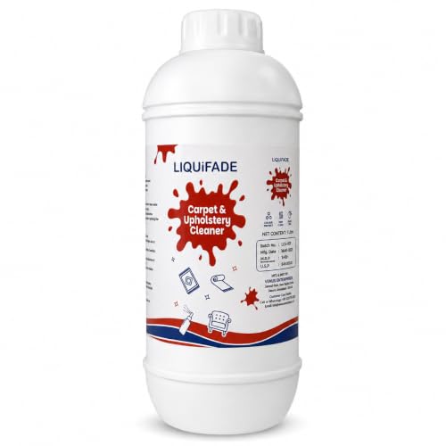 Image of Carpet & Upholstery Cleaner 1Litre | Fabric Surface Cleaning Solution for Carpets Sofas Chairs Rugs Mats & Upholstered Furniture | Suitable for Home Office & Commercial Use