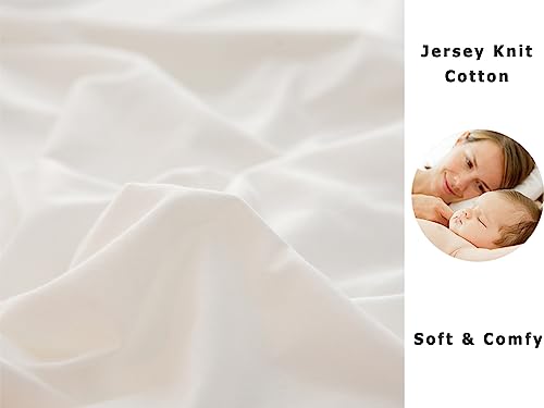 Drap-housse en jersey de coton haut de gamme bonnet extra profond - 7
