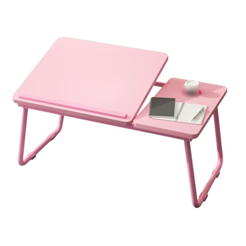 Escritorio plegable para laptop y mesa de escritura, bandeja de cama con patas ajustables y soporte para tazas, perfecto para sofá, desayuno, lectura, escritura, soporte para laptop, soporte para