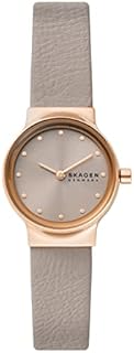 SKAGEN Freja Watch for Women, Quartz Movement with Stainless Steel or Leather Strap