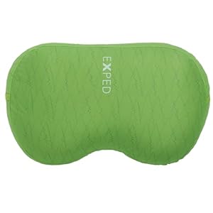 Exped Down Pillow | Luxurious Washable Down-Filled Camping Pillow, Lichen Forest, Large