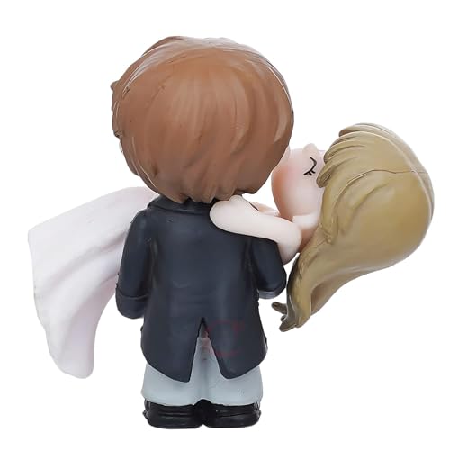 Image of SARTE Car Dashboard Toy Cute Couple Showpiece Decoration Figurine Ornament Premium ABS Toys for Car Interior Stylish Universal Dashboard Decor Accessory for Cars SUVs and Sedans
