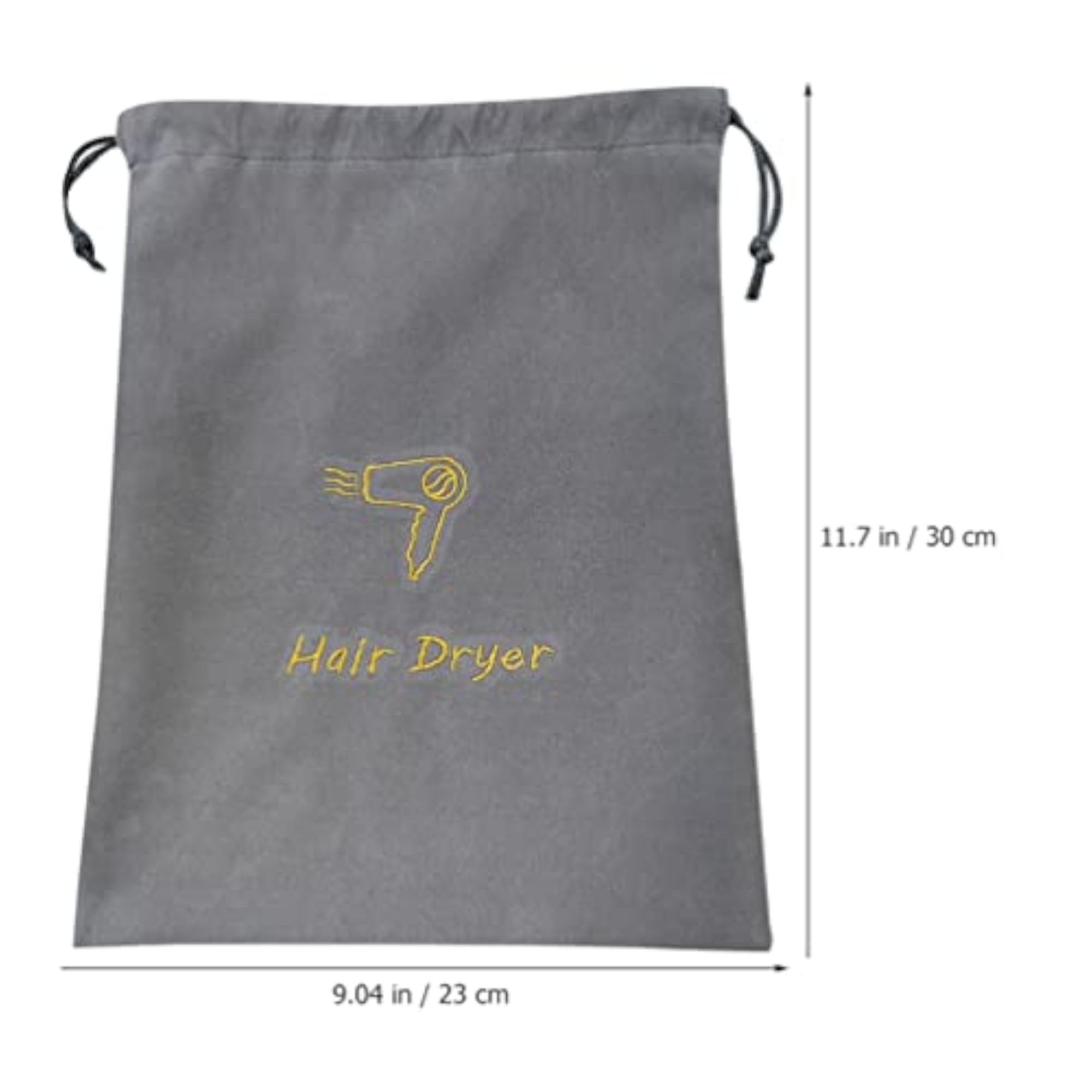 Portable Fabric Drawstring Hair Dryer Storage Bag