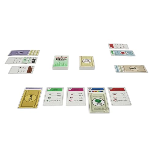 Monopoly Deal Card Game | Quick-Playing Card Game | Fun Games for Families and Kids | Ages 8 and Up | 2 to 5 Players | 15 Mins. | Travel Games by Hasbro Gaming - Used condition - Image 4